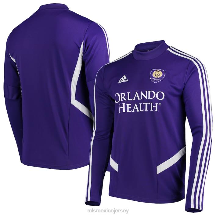 MLS Jerseys jerseyhombres camiseta de entrenamiento de manga larga orlando city sc adidas violeta 2019 BJDD546