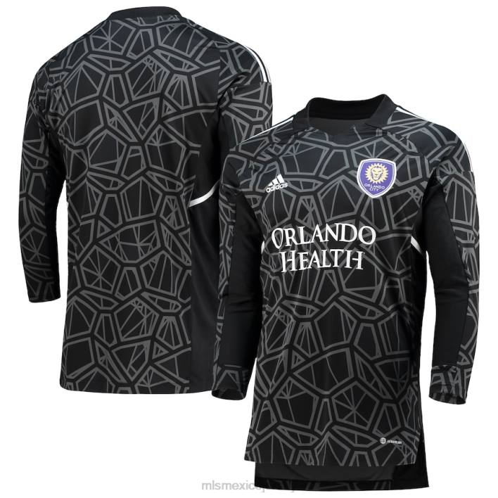 MLS Jerseys jerseyhombres camiseta de portero adidas orlando city sc negro/blanco BJDD914