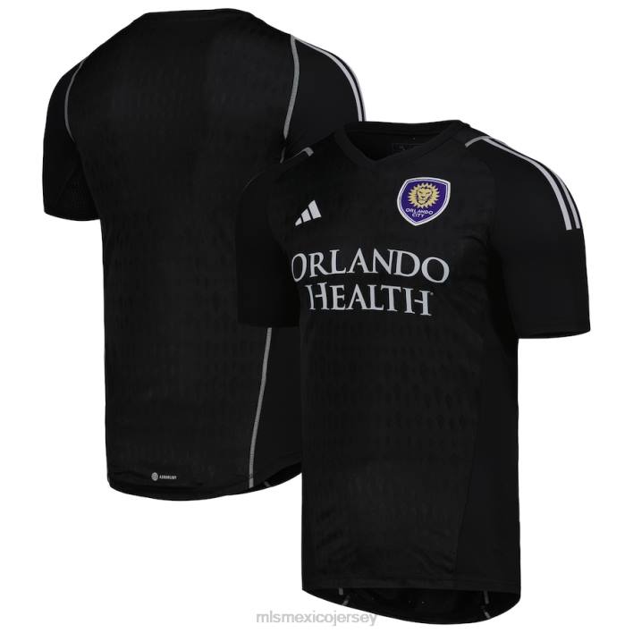 MLS Jerseys jerseyhombres camiseta de portero réplica adidas negra 2023 orlando city sc BJDD333