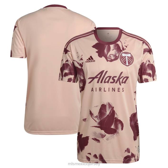MLS Jerseys jerseyhombres camiseta adidas portland Timbers rosa 2022 Heritage Rose réplica en blanco BJDD198
