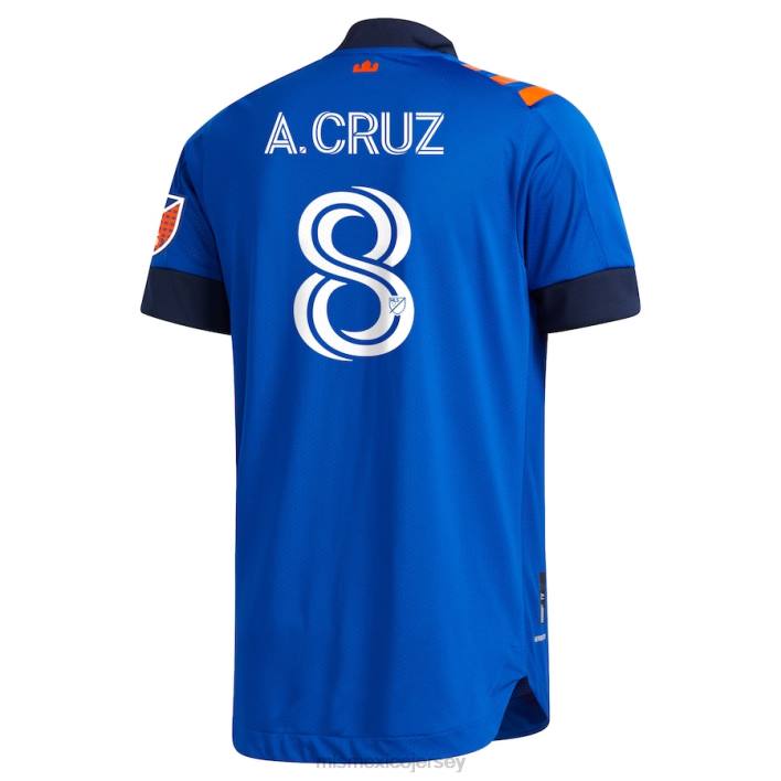 MLS Jerseys jerseyhombres fc cincinnati allan cruz adidas azul 2020 camiseta original negrita BJDD1424