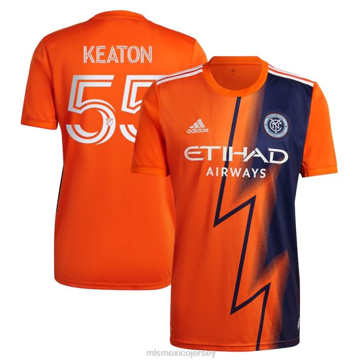 MLS Jerseys jerseyhombres nueva york fc keaton parks adidas naranja 2023 the volt kit réplica de camiseta del jugador BJDD1052