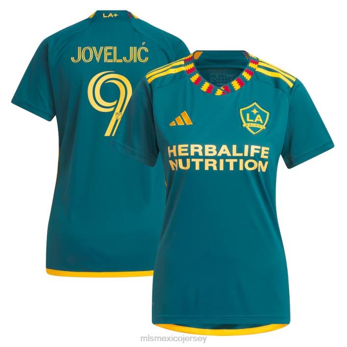 MLS Jerseys jerseymujer la galaxy deja joveljic adidas verde 2023 la kit réplica camiseta de jugador BJDD992